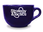 Java Mug with Strategy & Tactics logo